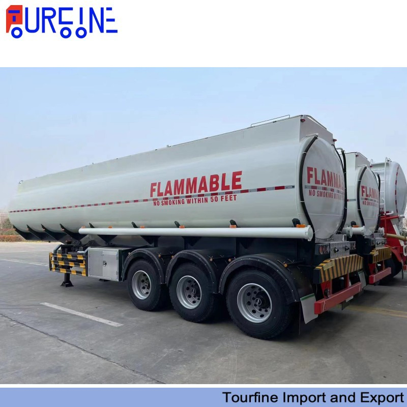 45 CBM 3 Axle Fuel Tank Semi Trailer for Commercial Fuel Logistics