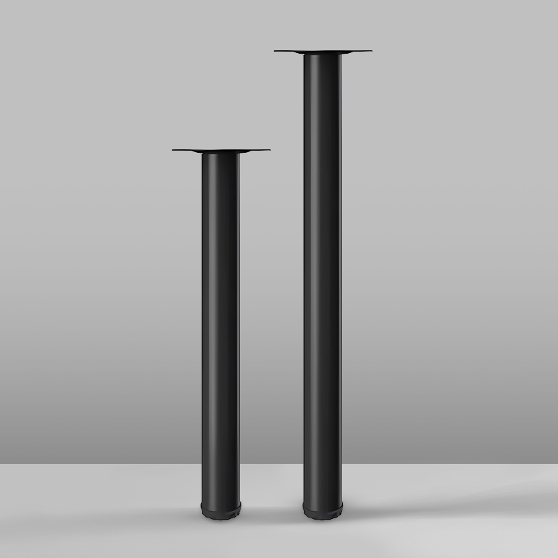 Heavy Duty Adjustable Round Metal Furniture Legs Extendable Durable Support Feet for Office Desks & Coffee Cabinets Tables
