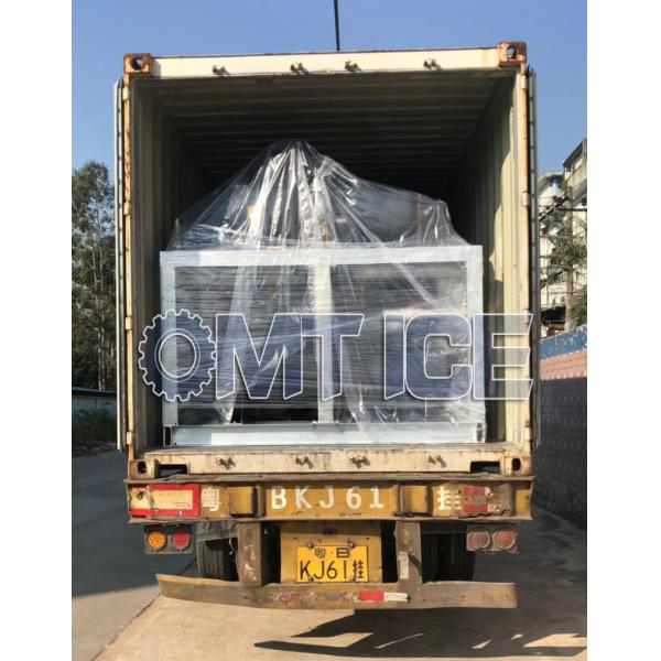 8ton Flake Ice Maker Machine For Fishes Storage with Compressor Bitzer