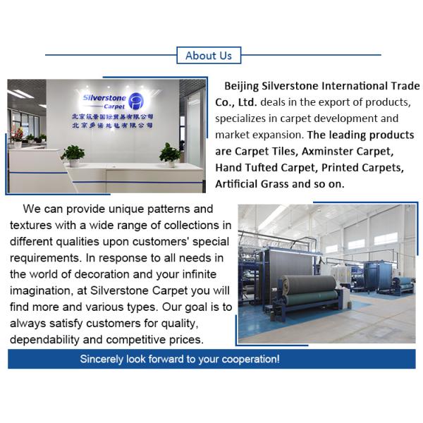 Commercial Industrial Flooring Carpets with PVC Backing and 100% Nylon Construction