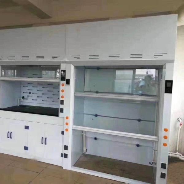 Caminhada na câmara moderna das emanações da mobília do laboratório no laboratório de química Ductless