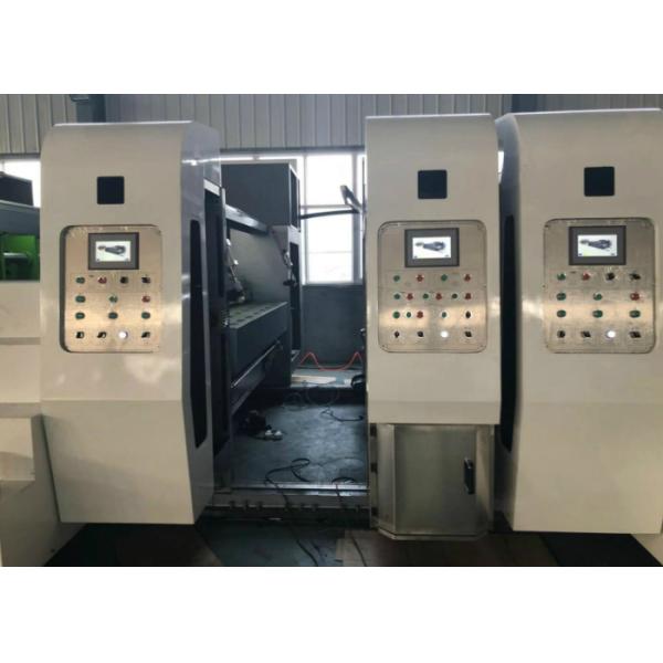 24T Flexo Printer Slotter Die Cutter , 30kw Corrugated Box Die Cutting Machine