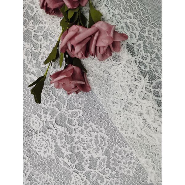 High-End Bridal Lace Fabric for Wedding Gowns Export Lace Fabric Manufacturer for Fashion Industry