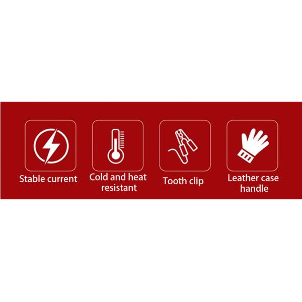 соединительные кабели батареи антифриза 1000A связывают проволокой проводку для спасения автомобиля