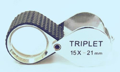 Loupe ювелирных изделий тройни 21MM с увеличением предохранения от 15X обруча ленты