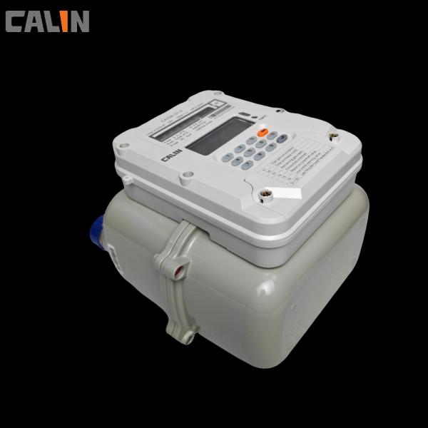 Compliant Contactless IC Card Prepaid Gas Meter With Lcd Display , Lightweight