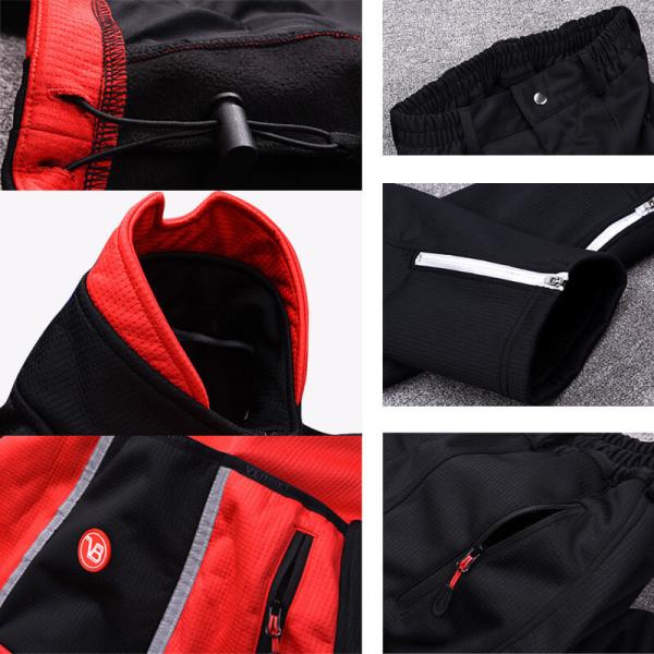 100% Polyester Outdoor clothing Climbing Windproof Fleece Jacket Ventilated Design Nylon Shell Fabric Fashionable