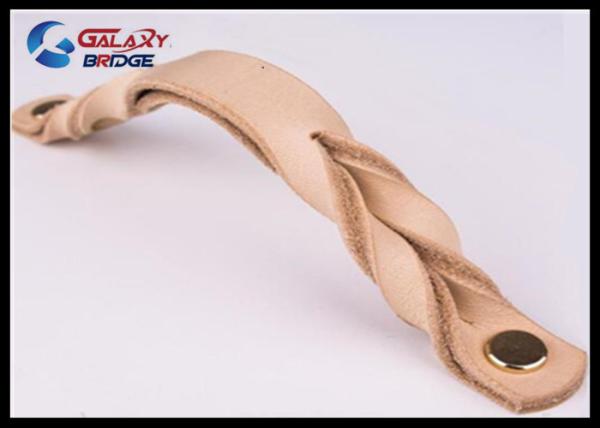 Fashionable Leather Furniture Handles 175mm Length For Furniture Cabinets Fittings