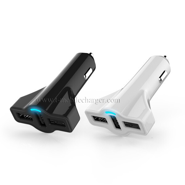 2015 latest 5.2A 3 USB car charger for tablet/iphone/ipad/smartphone/cellphone