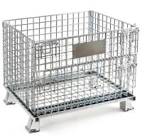 High Capacity Galvanized Foldiding Storage Wire Mesh Cages