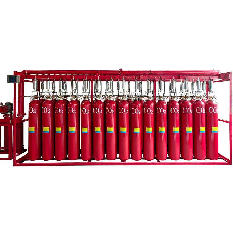 Intelligent CO2 Fire Suppression System with 5.7MPa Work Stress, 70L Cylinder, and Three Start Modes