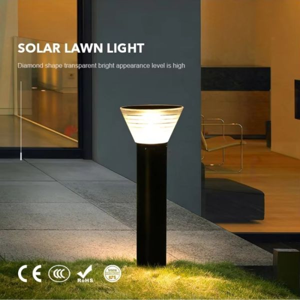 Decorative LED Solar Lawn Light for Garden Lawn Flower Bed
