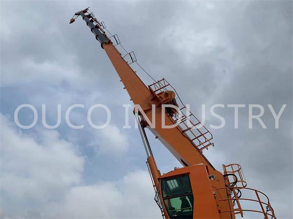 User Friendly Electro Hydraulic Telescopic Jib Marine Crane Offshore Platforms