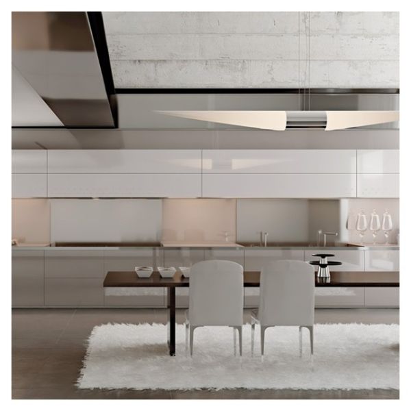 PVC Thermofoil Modern Kitchen Cabinet Porcelain Furniture Cabinet Set