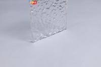 Boa Qualidade 2 mm 3 mm Gloss Gloss de gelo rachado Folha de acrílico texturizada Perspex