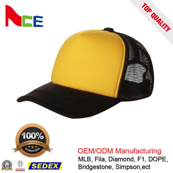 Durable Womens 5 Panel Trucker Cap Sports Style With Logo Printed