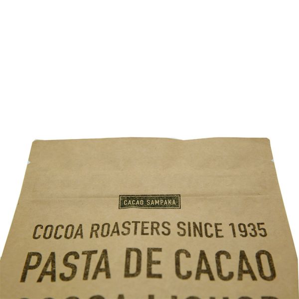 105 Microns Kraft Paper Pouch 250g 1kg Brown Paper  Bags With One Way Valve
