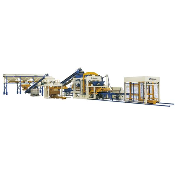 QT9-15 Highly Automation Fly Ash Brick Making Machine 51.2kw Block Making Equipment