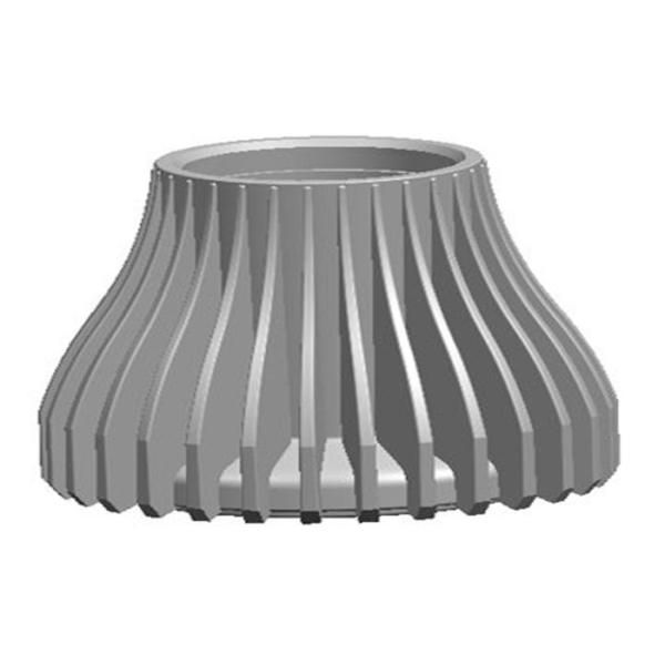 カスタマイズされたアルミニウム脱熱器、T3 - T8 はアルミニウム ハウジング、OEM を導きました