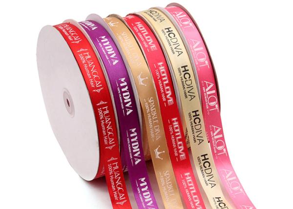 Solo envoltorio para regalos de la aduana de la cinta grosgrain de Ersonalised del color de Soild del lado