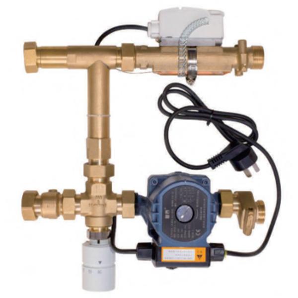 Ajustando o misturador termostático de mistura múltiplo Underfloor da bomba da água do sistema de aquecimento