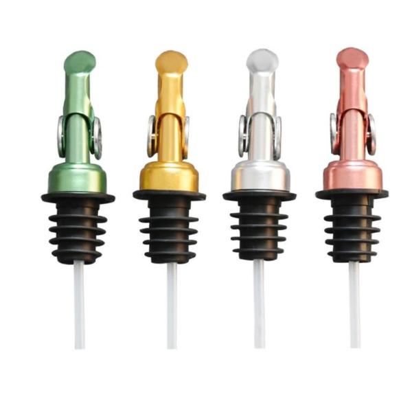 2022 Amazon Hot Sell 12cm Weighted Oil Pourer, 4 Colors Available Siver/Gold/Red/Green