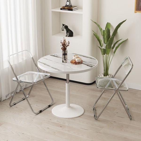 Movable Coffee Side Table Dining , Living Room Bedroom Snack Rack Bedside Mini With Wheels