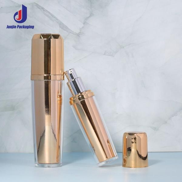 Acrylic Plastic Bottle 40ml / 100ml Lotion Bottles Empty For Luxury Skincare Cosmetic Packaging