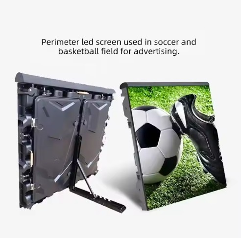 Full Color Die Cast Aluminum Stadium Perimeter Led Screen Waterproof 960*960mm