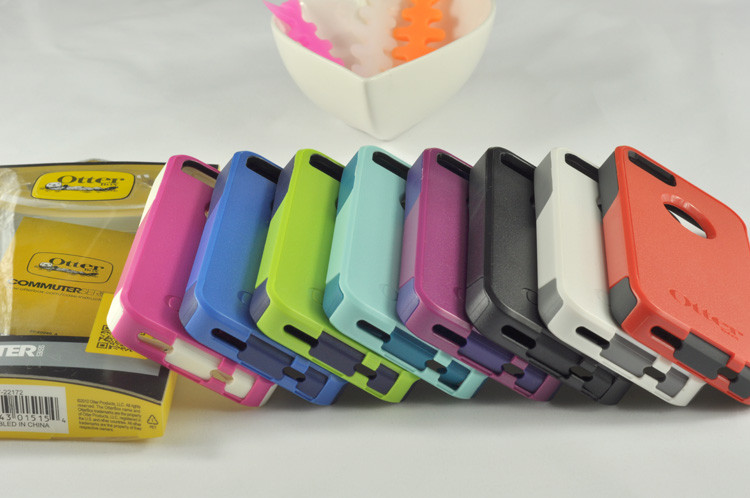 Commuter Green Outer Box Phone Cases Tough Silicon For IPhone5