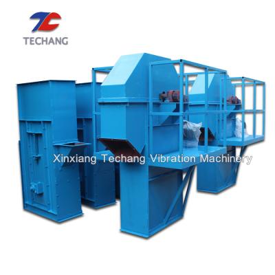 Carbon Steel Plate Chain Bucket Elevator Conveyor For Limestone / Coal / Gypsum