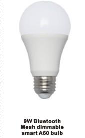 o controle de Bluetooth 4,1 Smart dos bulbos do projetor do diodo emissor de luz 5000K conduziu os bulbos 9W RGBW