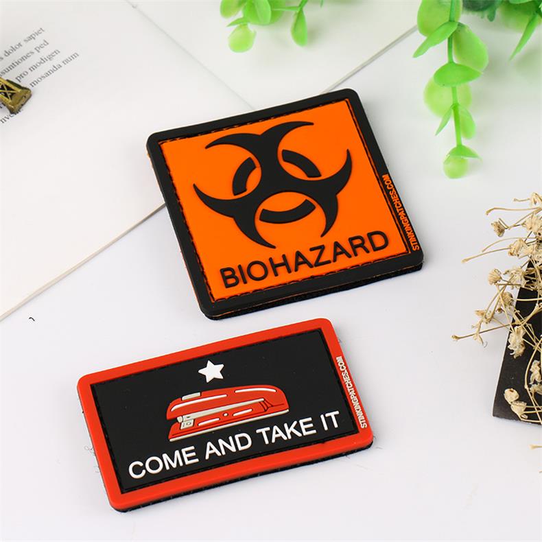 Customized PVC Patch 3D PVC Patch for Shoe PVC Rubber Patch 3D Silicon Badge by China Factory