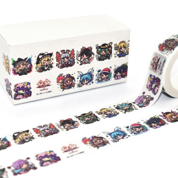 Colorful DIY Scrapbook Japanese Washi Paper Custom Waterproof Masking Washi Tape