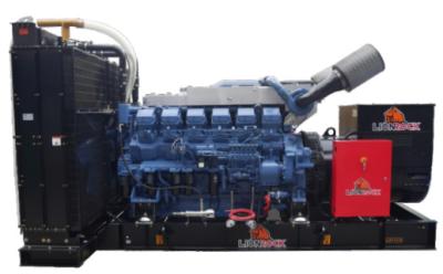 O CE certificou o gerador diesel 1500kVA de 1200 quilowatts sistema de refrigeração ambiental de 40 graus