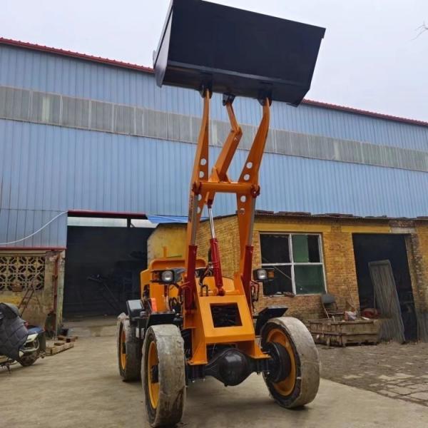 Mini Tractor Loader Light Loader Wheel Machine Loader with 0.3m3 Bucket Capacity