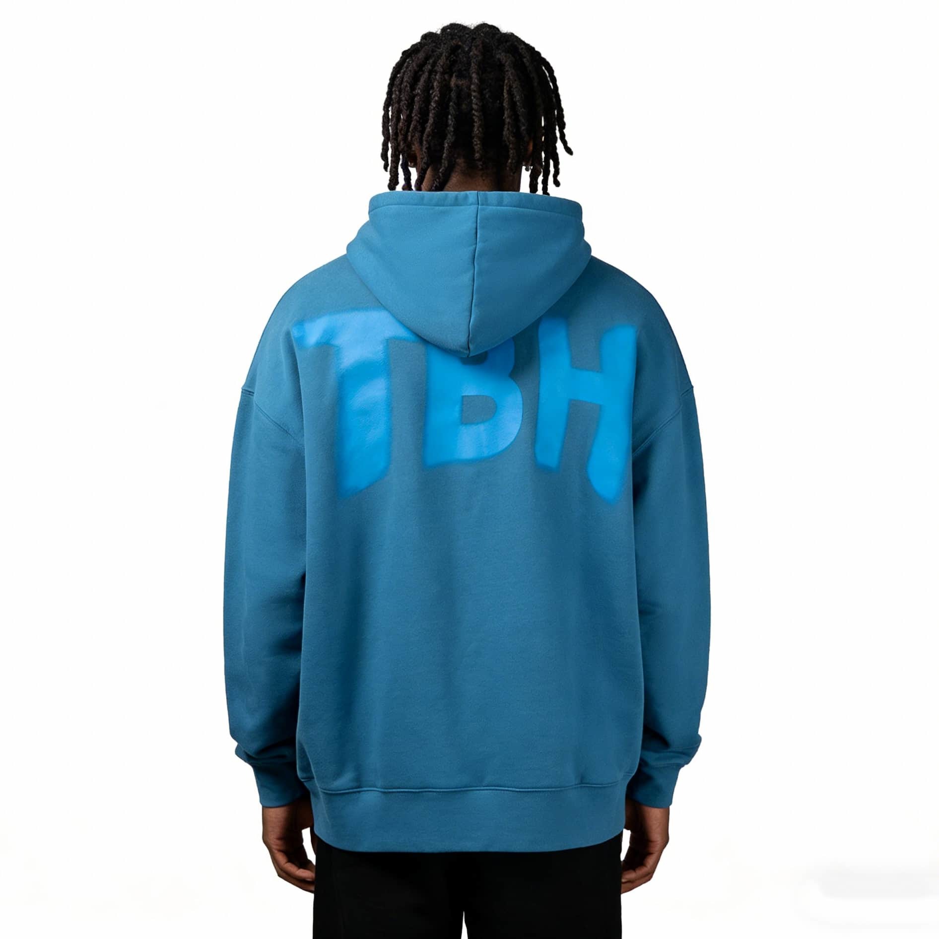 Custom Embroidery 420GSM Heavyweight Oversized Pullover Hoodie for Men