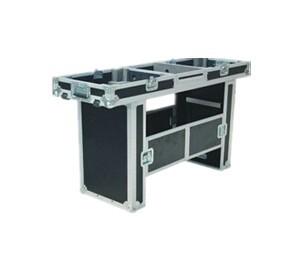 Aluminum Flight Case With Wheels / Handles Plastic 2U to 24U Rack Case