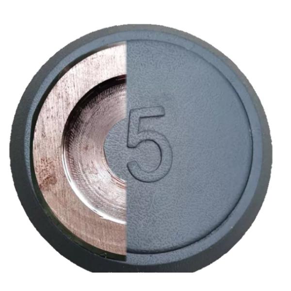 Eco Friendly Home Gym Fitness Dumbbells Round Rubber Coated Dumbbells 5kg 10kg