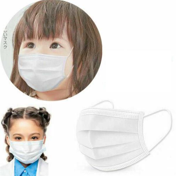 Antibacterial Kids Disposable Mask , Colorful Printing Children's Medical Masks