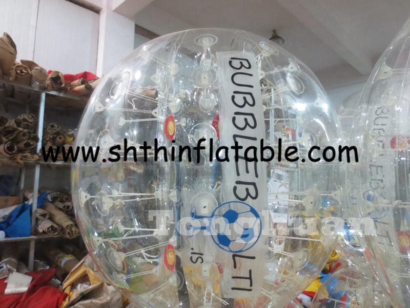 Inflatable Human Bubble Bumper Ball for Football China Factory TPU PVC Material 1.2-2m for Adults