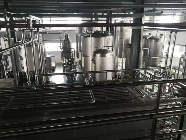 Aço inoxidável 304/316L ICED TEA HOT FILLING MACHINE Linha de processamento de bebidas de chá