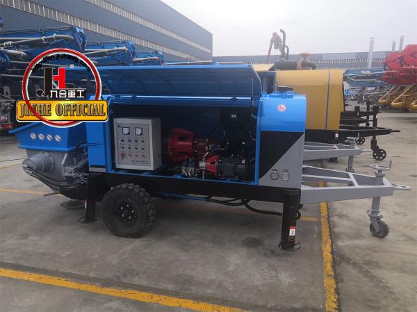 Good Quality Xbs40 Wp Textil Concrete Pumping Without Truck Concrete Pump