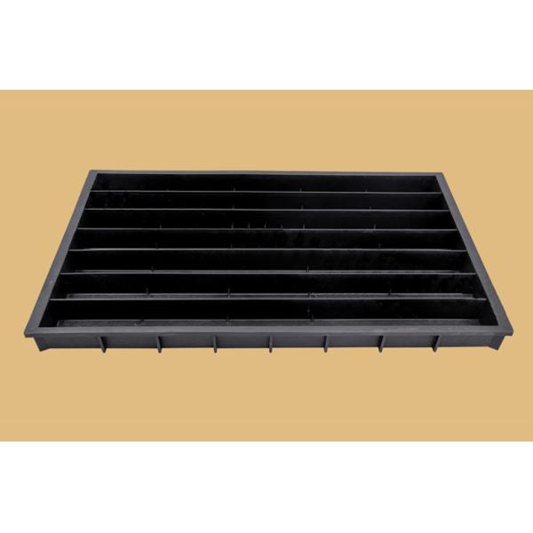 Recycled Plastic Rock Core Boxes , Black Core Tray Racking High Strength