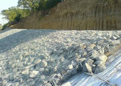 Colchão durável da rocha, Gabion sextavado diâmetro de fio de 2,0 - 4,0 ímetros
