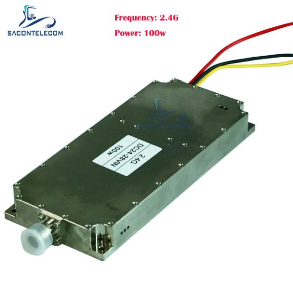 100W 200-300MHz Anti drone jammer module with customized frequency power amplifier module for FPV drones