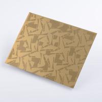 DIN 0.95mm Thk Etched Stainless Steel Sheet For Exterior Wall Cladding