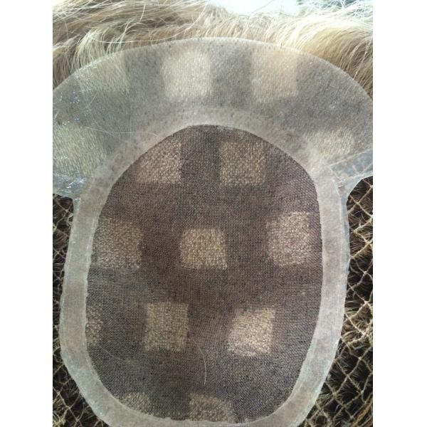 Comfortable Male Hair Piece Custom Made Hair Systems Natural Looking