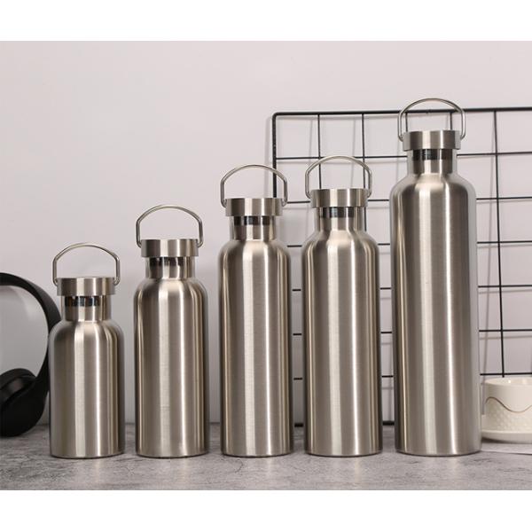 Custom Double Wall Insulated Water Bottle , Reusable Metal Sports Bottle