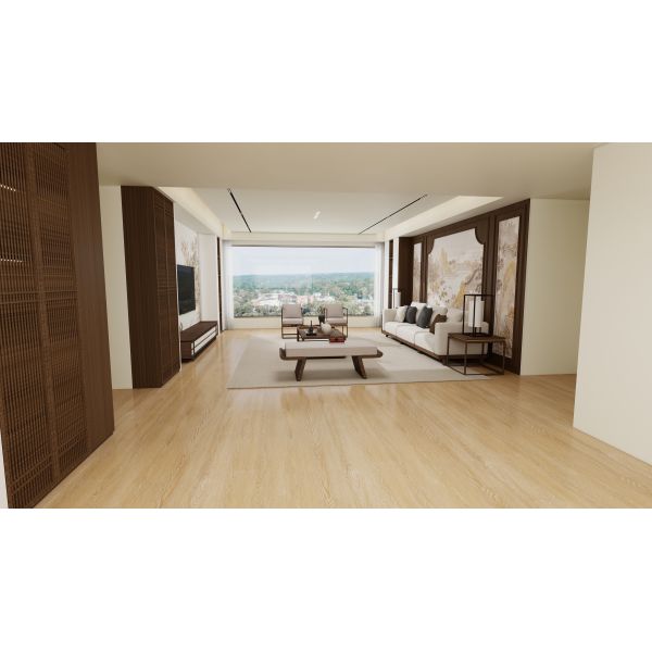 Nogal Golden Oak Spc Tile Flooring With Natural Stone Powder And Eco Friendly Resin